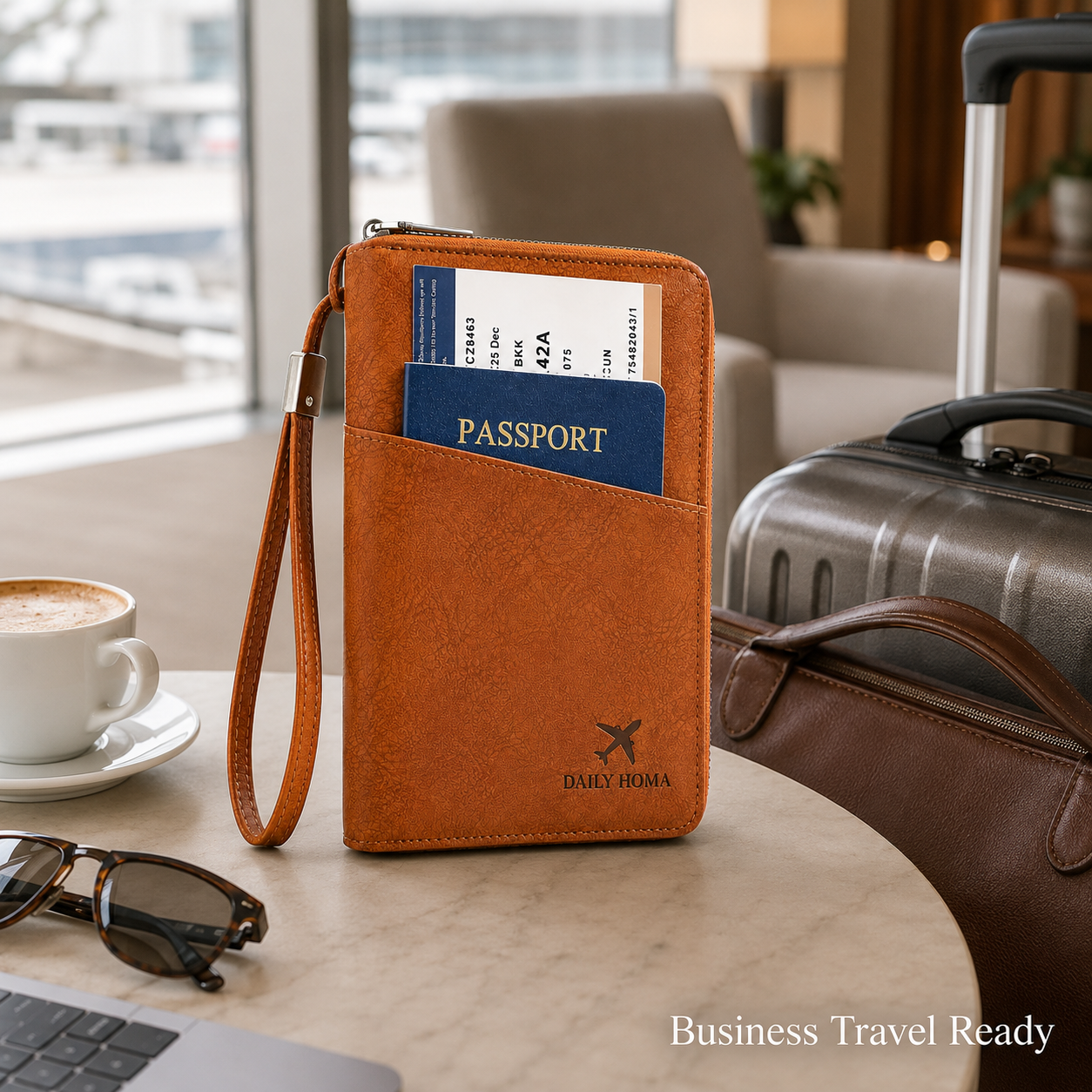 Business Travel Ready — Daily Homa Passport Holder