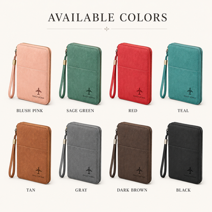 Available Colors — Daily Homa Passport Holder 8 colorways