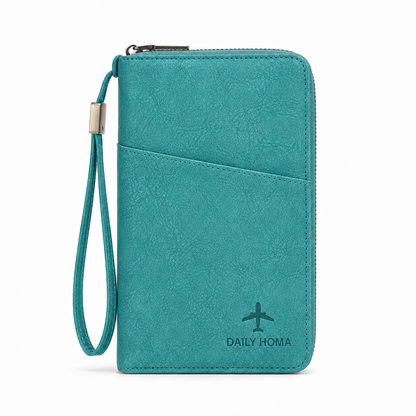 Daily Homa Passport Holder — Blue (Teal)