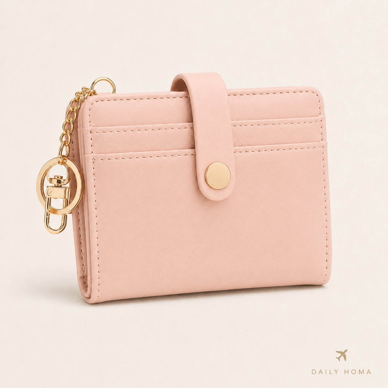 RFID Barrier Ultra-Thin Double Fold Credit Card Wallet