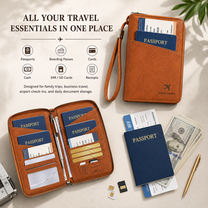 All Your Travel Essentials in One Place — Daily Homa Passport Holder